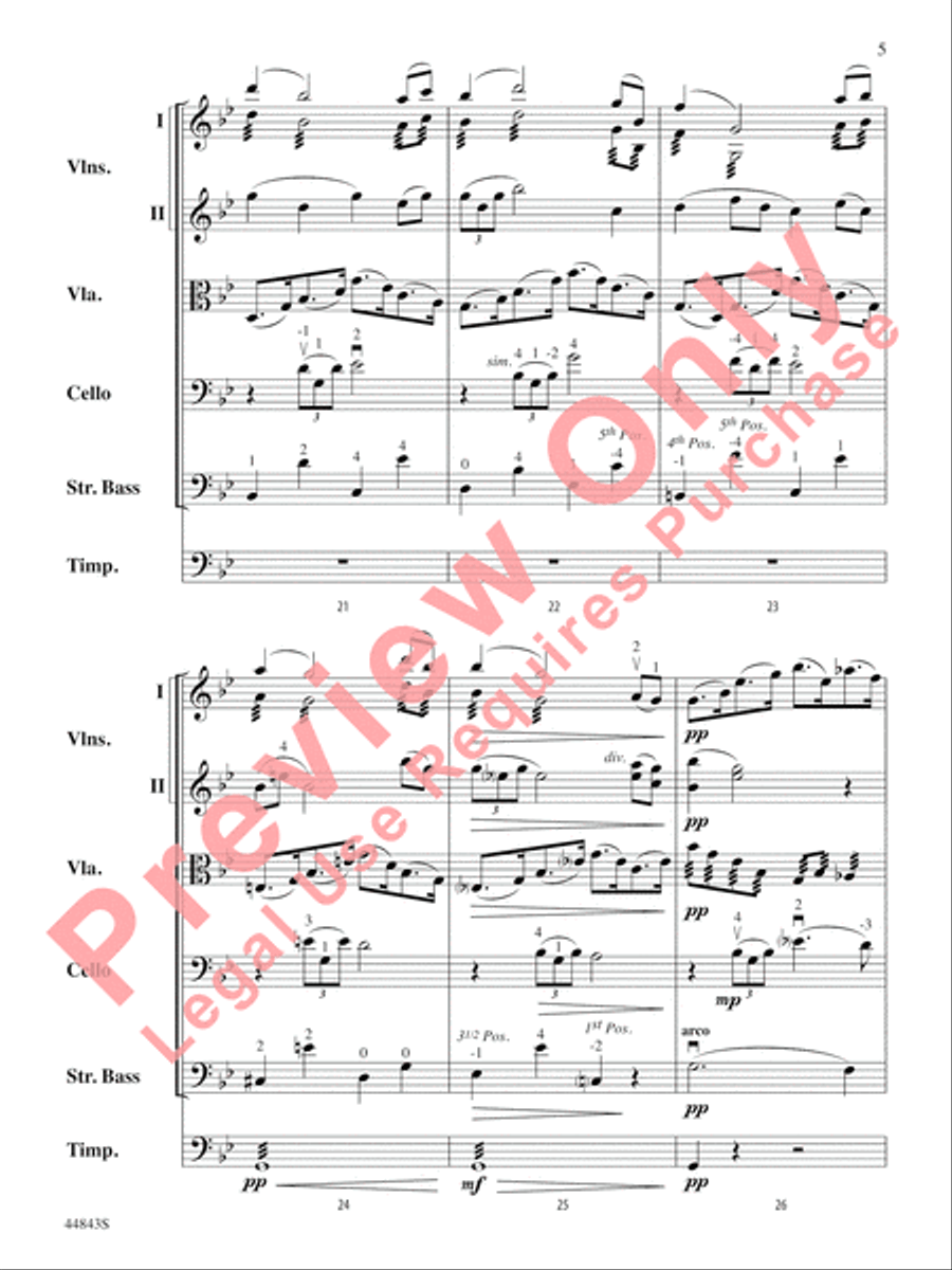 Enigma Variations String Orchestra scores gallery preview page 6