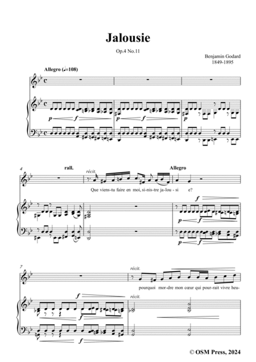 B. Godard-Jalousie,Op.4 No.11,in g minor