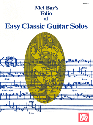 Book cover for Easy Classic Guitar Solos