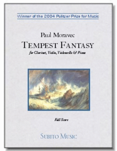 Tempest Fantasy - Score and CD