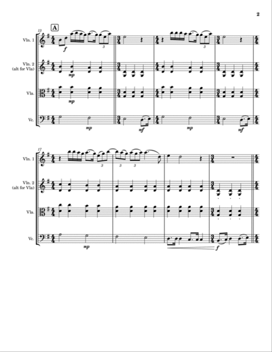 All You Need Is Love String Trio scores gallery preview page 2