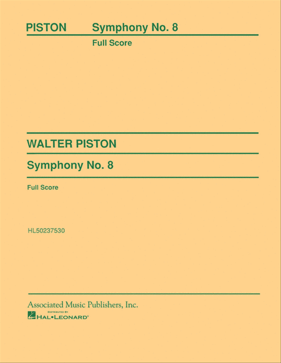 Symphony No. 8 (1965) Orchestra scores gallery preview page 1