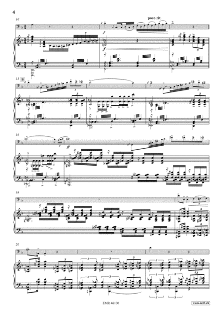 Poeme No. 1 Bassoon Solo scores gallery preview page 5