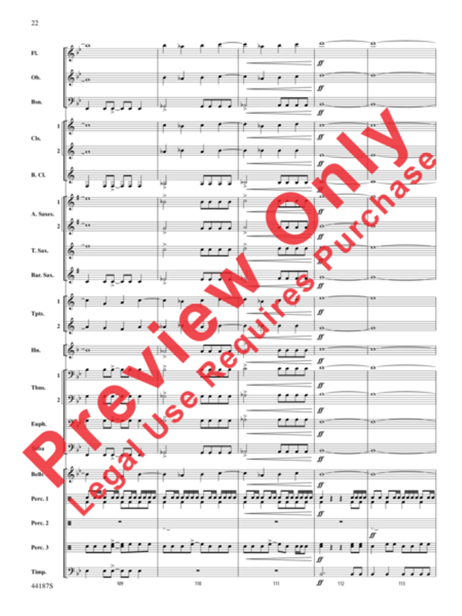 Zeeland Zeeland Concert Band scores gallery preview page 42