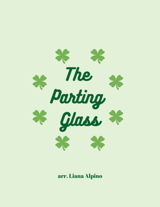 Book cover for The Parting Glass (for solo harp)