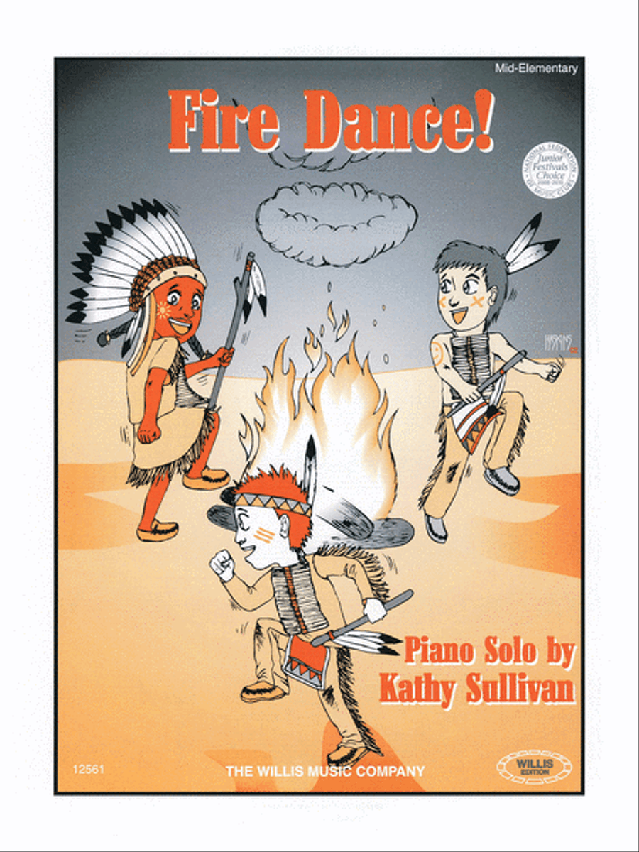 Fire Dance! Easy Piano scores gallery preview page 1