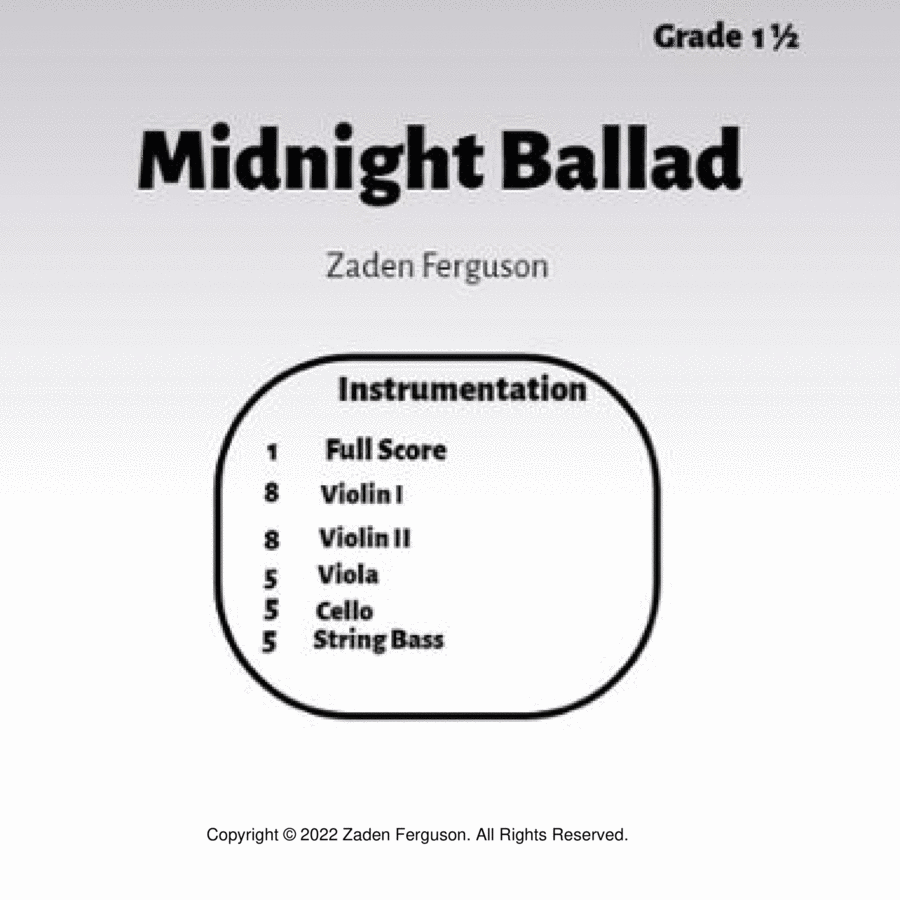 Midnight Ballad image number null