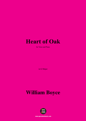 Boyce-Heart of Oak,in G Major