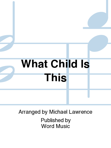What Child Is This - Orchestration image number null