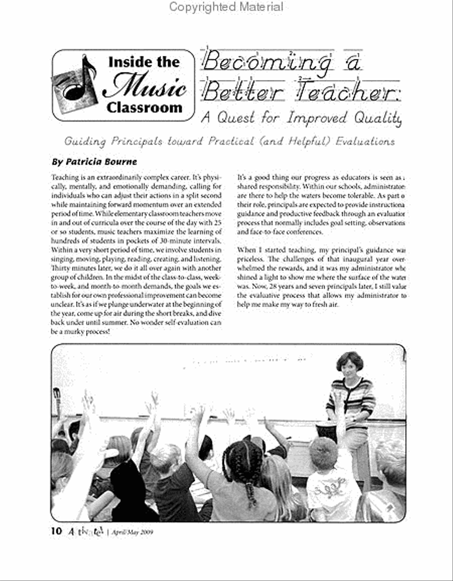 Activate! Apr/May 09 Unison Choir scores gallery preview page 2