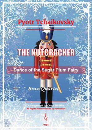 Book cover for Dance of the Sugar Plum Fairy - Brass Quartet (Full Score and Parts)