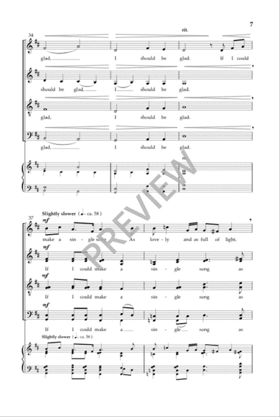 I Should Be Glad Divisi scores gallery preview page 8