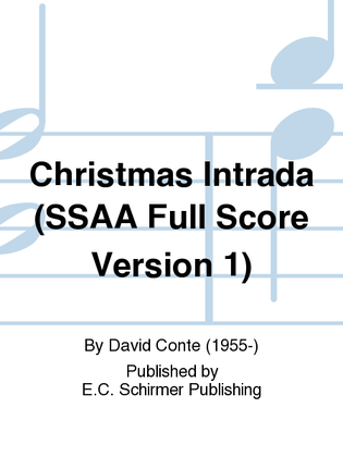Christmas Intrada (SSAA Full Score Version 1)