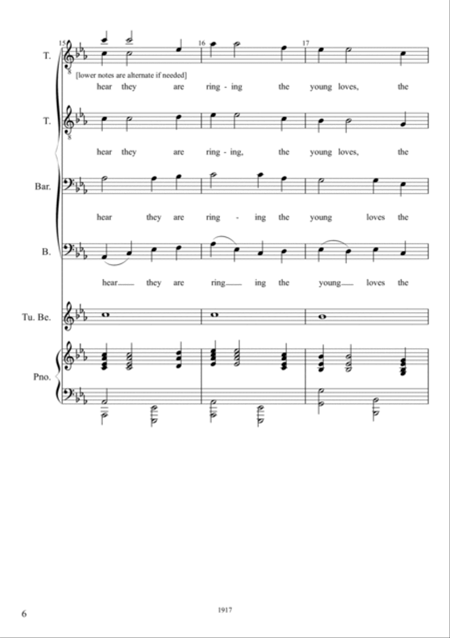 The Bells of St. Mary's The Bells of St. Mary's TTBB scores gallery preview page 6