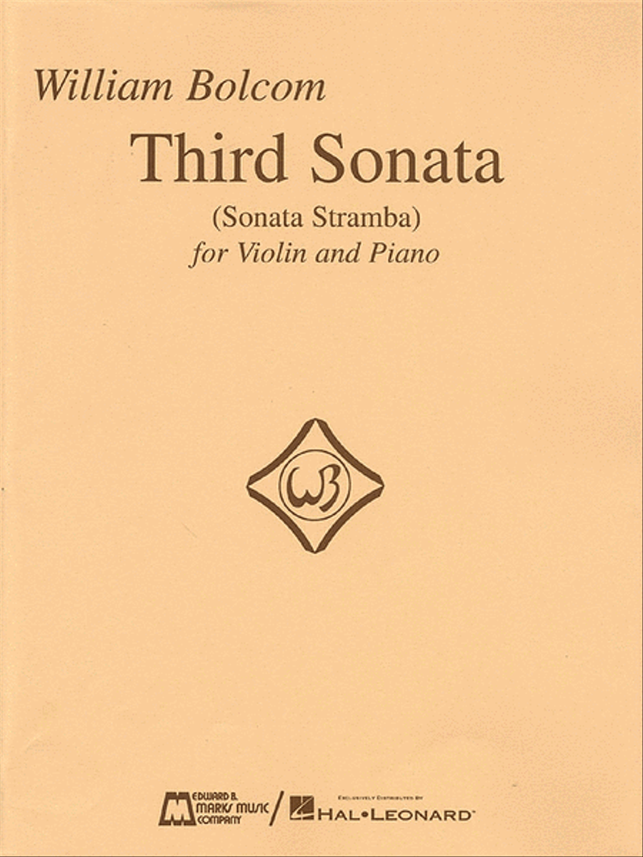 Third Sonata (Sonata Stramba) for Violin and Piano Violin Solo scores gallery preview page 1