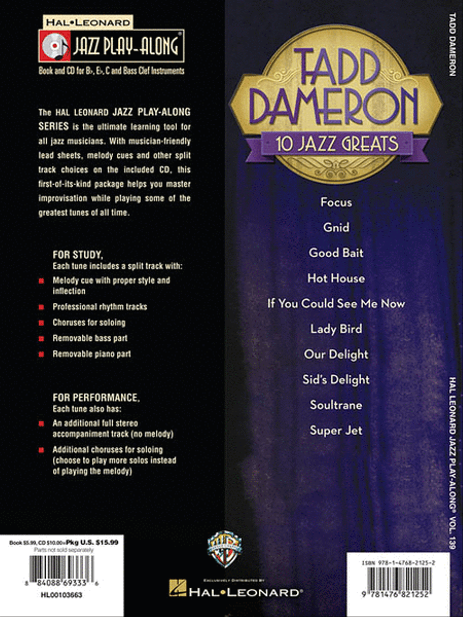 Tadd Dameron C Instrument scores gallery preview page 2