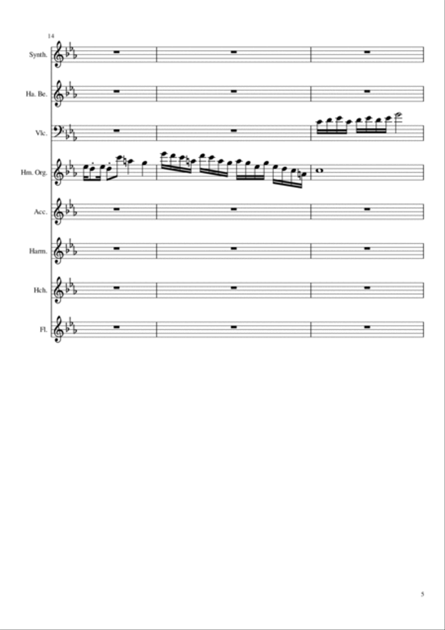 BarunSadMusicForFilm Small Ensemble scores gallery preview page 5