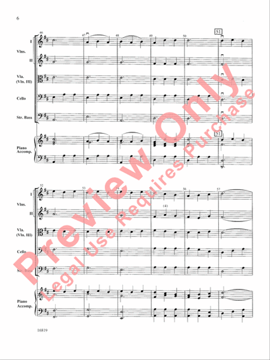 Skaters' Waltz String Orchestra scores gallery preview page 7