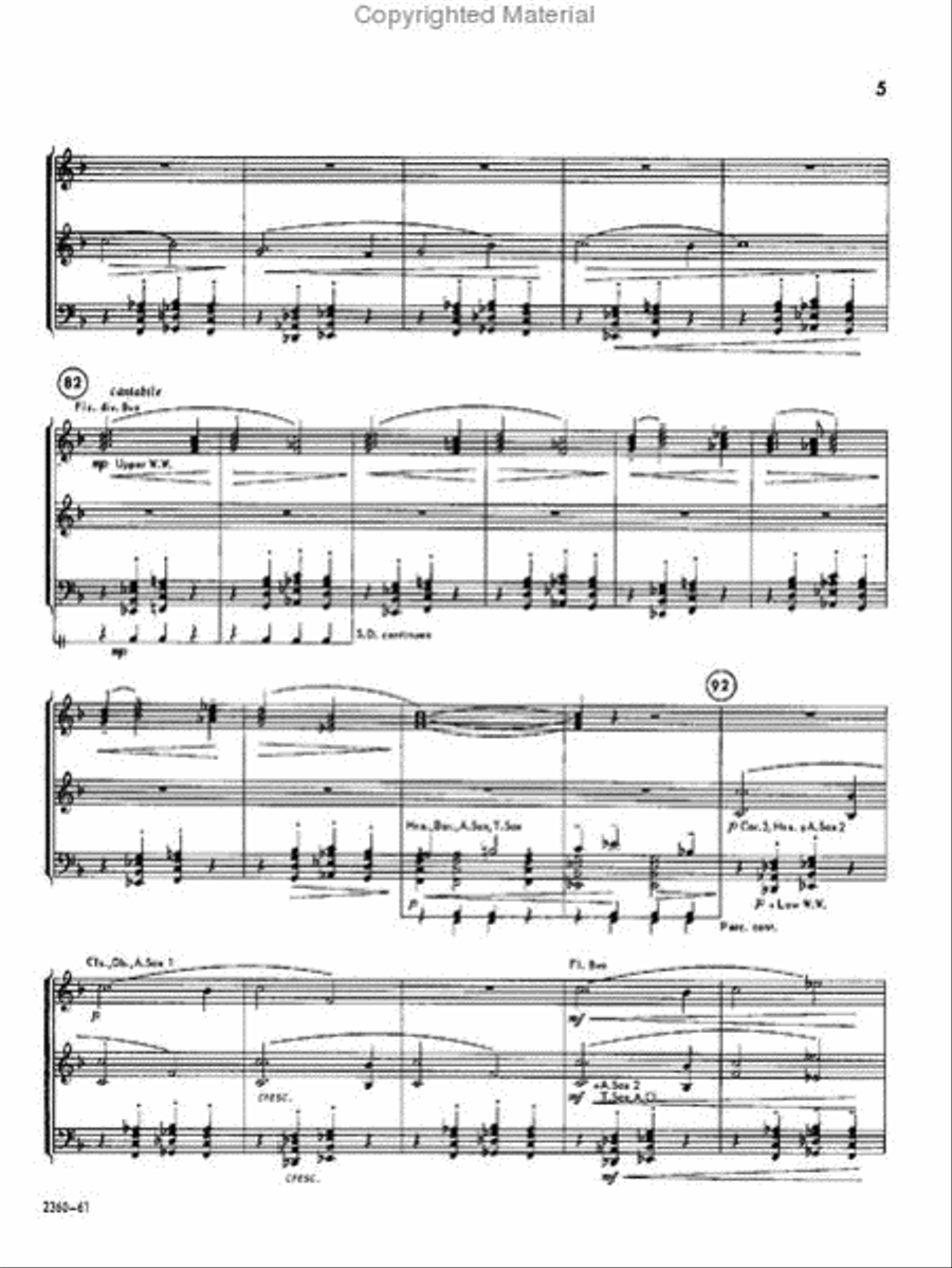 Synopsis for Band Concert Band scores gallery preview page 6