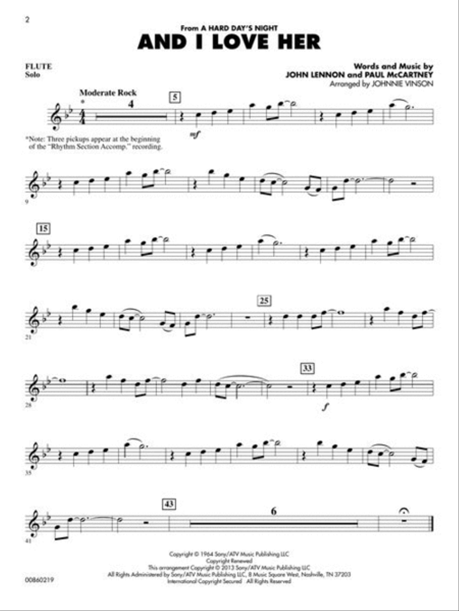 The Beatles Concert Band Methods scores gallery preview page 4