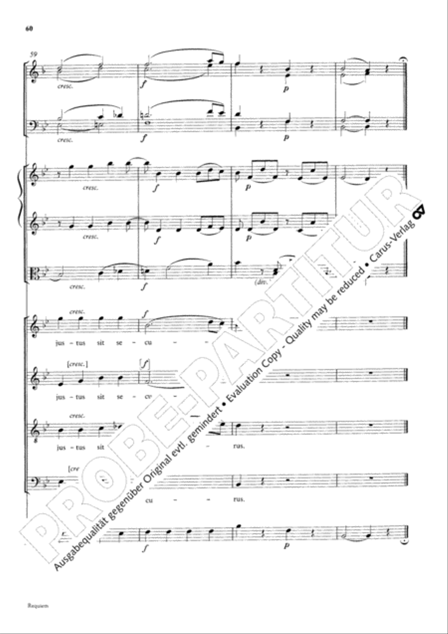 Requiem Requiem 4-Part scores gallery preview page 68