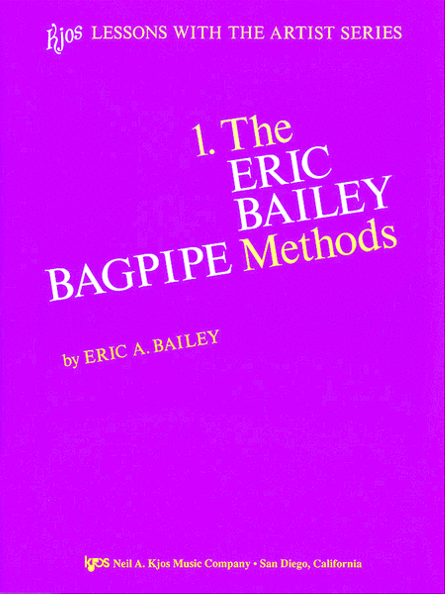 Bailey Bagpipe Method, Book 1 Concert Band Methods scores gallery preview page 1