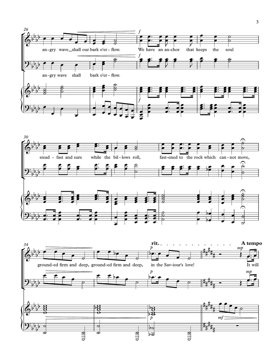 Will Your Anchor Hold 4-Part scores gallery preview page 3