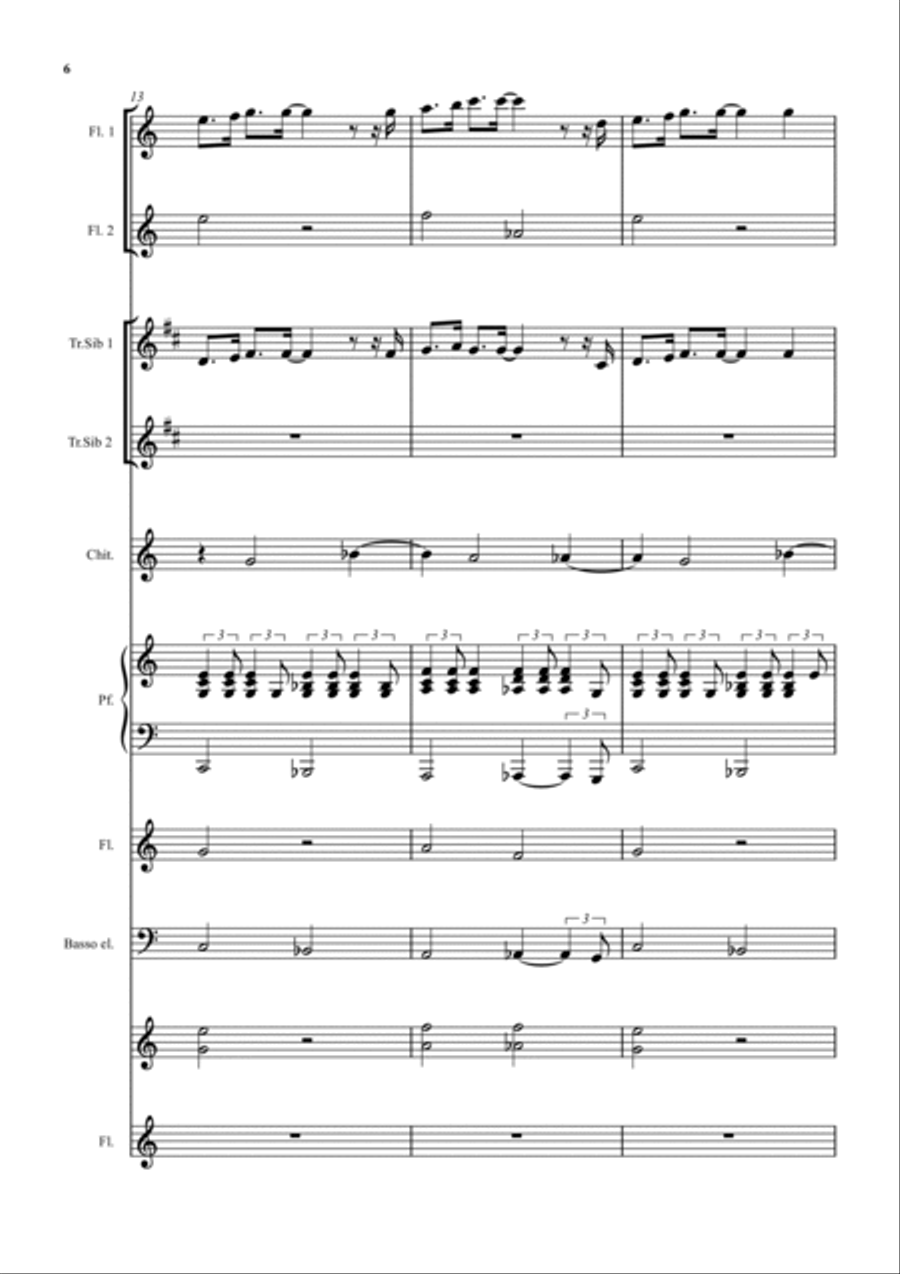 Santa Claus Is Comin' To Town Clarinet scores gallery preview page 6