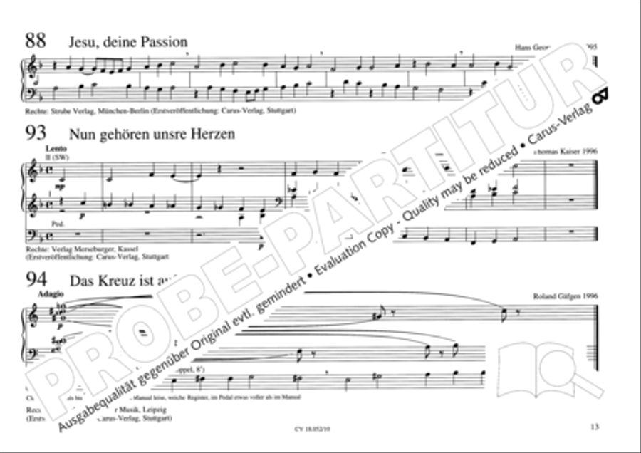 Esslinger Orgelbuch, Bd. I: Intonationen Organ Solo scores gallery preview page 30