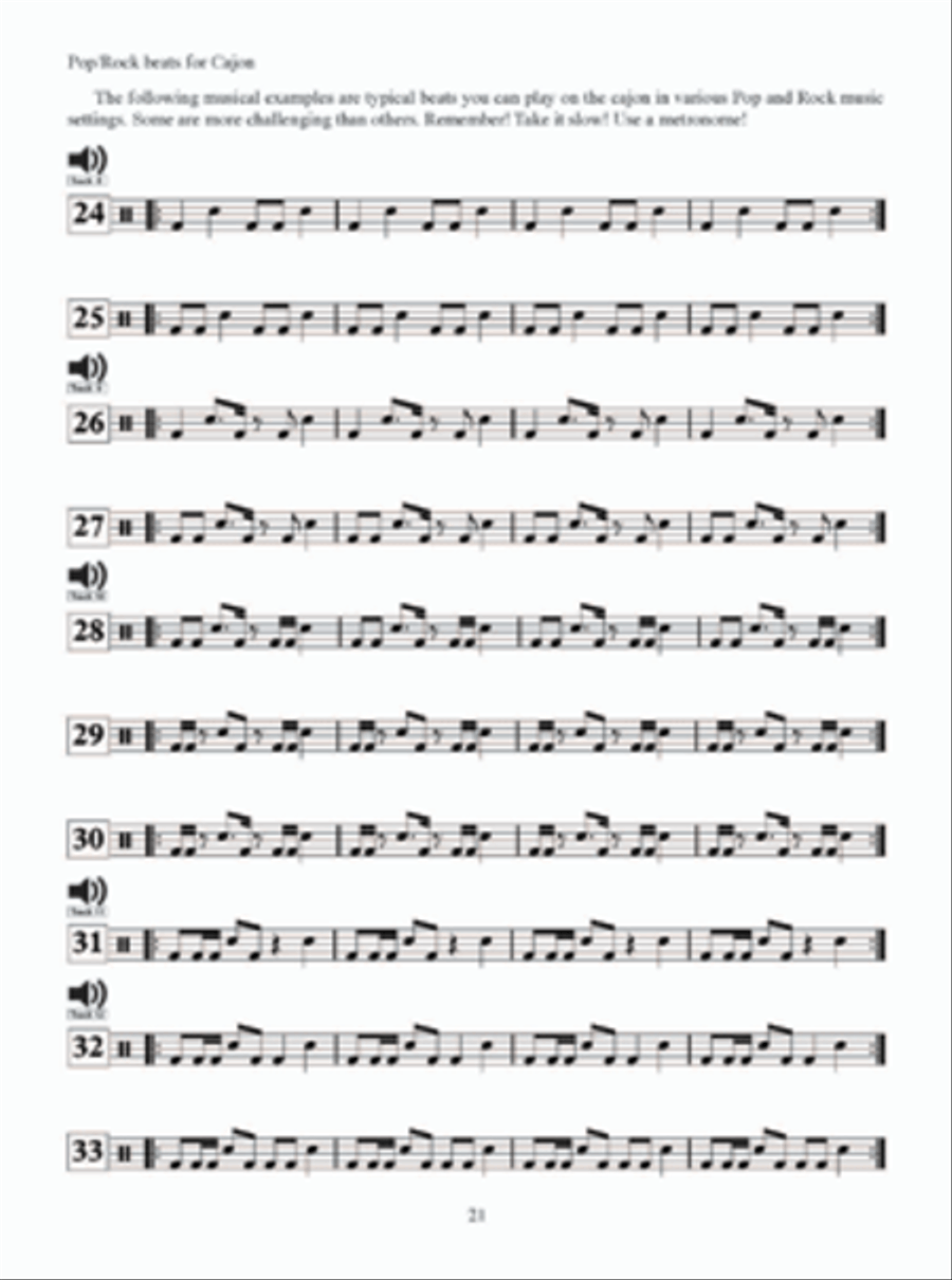 First Lessons Cajon First Lessons Cajon Flamenco Guitar scores gallery preview page 4