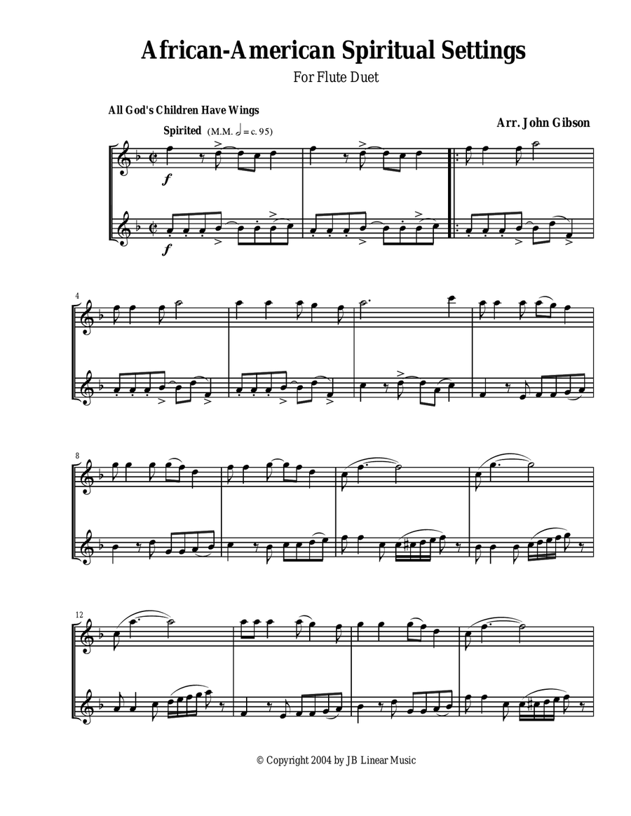 An Emerging American Music for flute duet Flute Duet scores gallery preview page 2