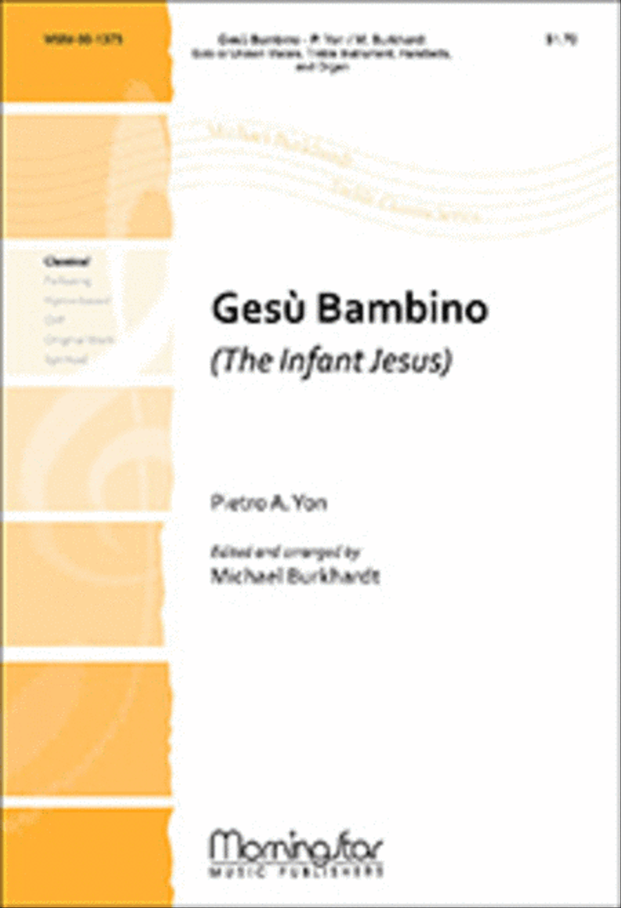 Gesù Bambino (The Infant Jesus) Unison Choir scores gallery preview page 1