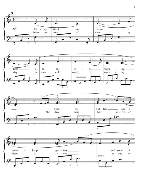 Memory (from Cats) (arr. Mac Huff)