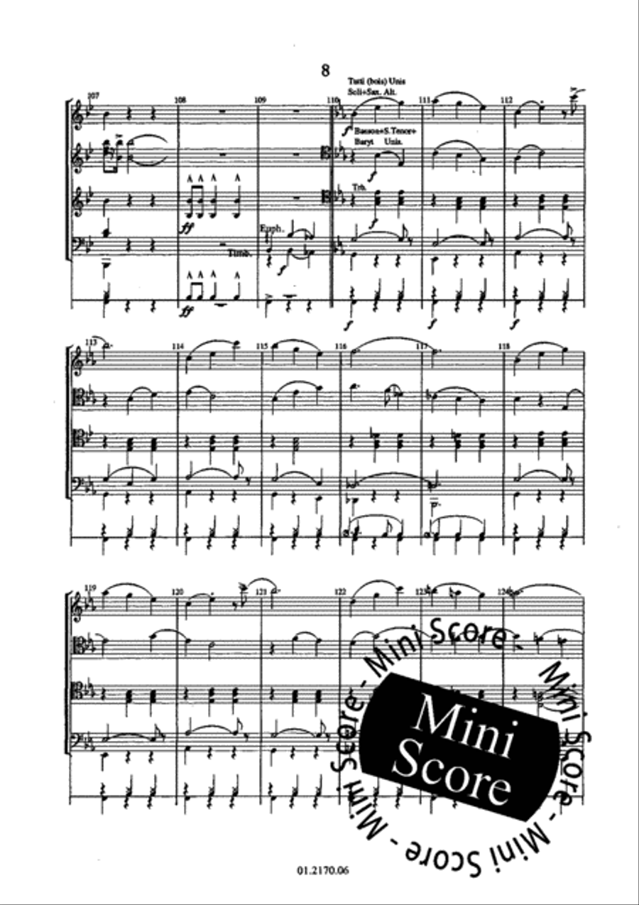 Mills Go Round Concert Band scores gallery preview page 44
