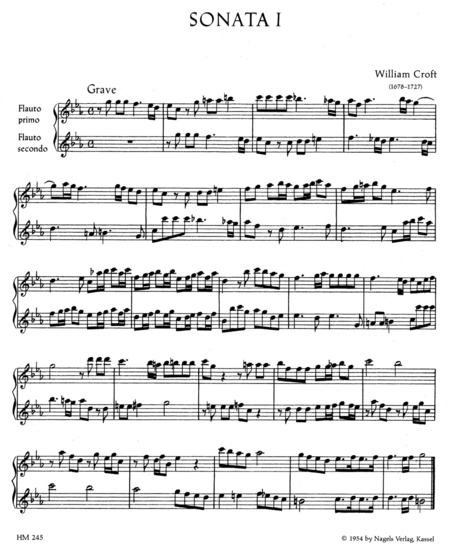 Sechs Sonaten fur zwei Altblockfloten oder andere Instrumente