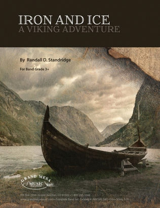 Book cover for Iron & Ice A Viking Adventure Cb3.5 Sc/Pts