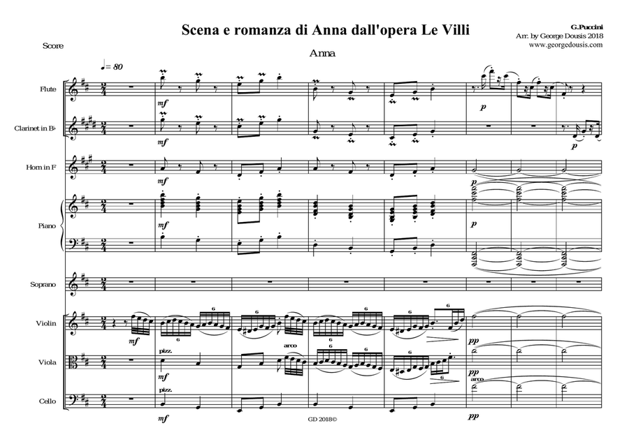 Le Villi Scena e Romanza, 