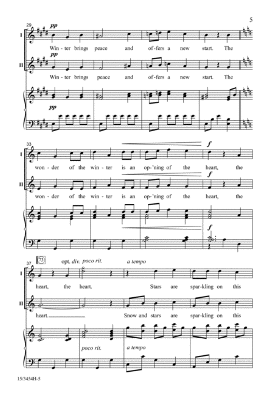 Peace Returns Again 2-Part scores gallery preview page 5