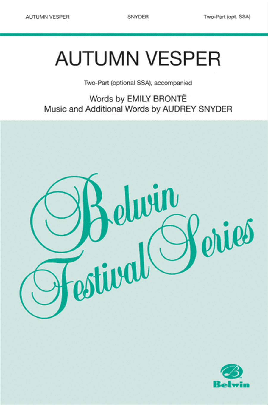 Autumn Vesper 2-Part scores gallery preview page 1