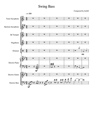 Swing Bass - Score and Parts