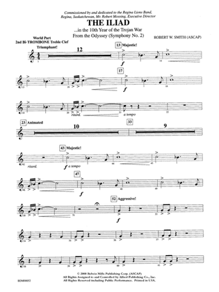 The Iliad (from The Odyssey (Symphony No. 2)): WP 2nd B-flat Trombone T.C.