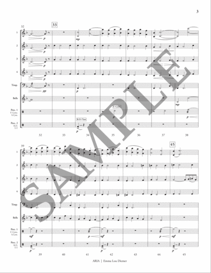 Aria (4-Part Flex) 4-Part scores gallery preview page 6