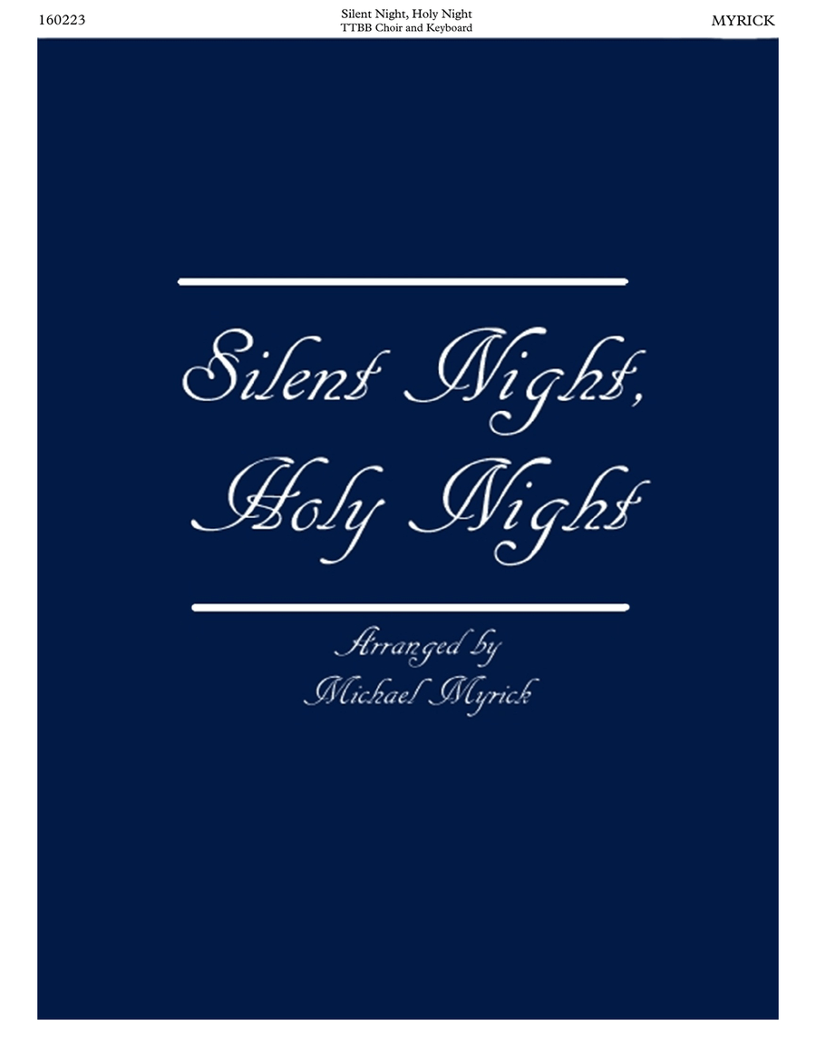 Silent Night, Holy Night (TTBB) TTBB scores gallery preview page 1
