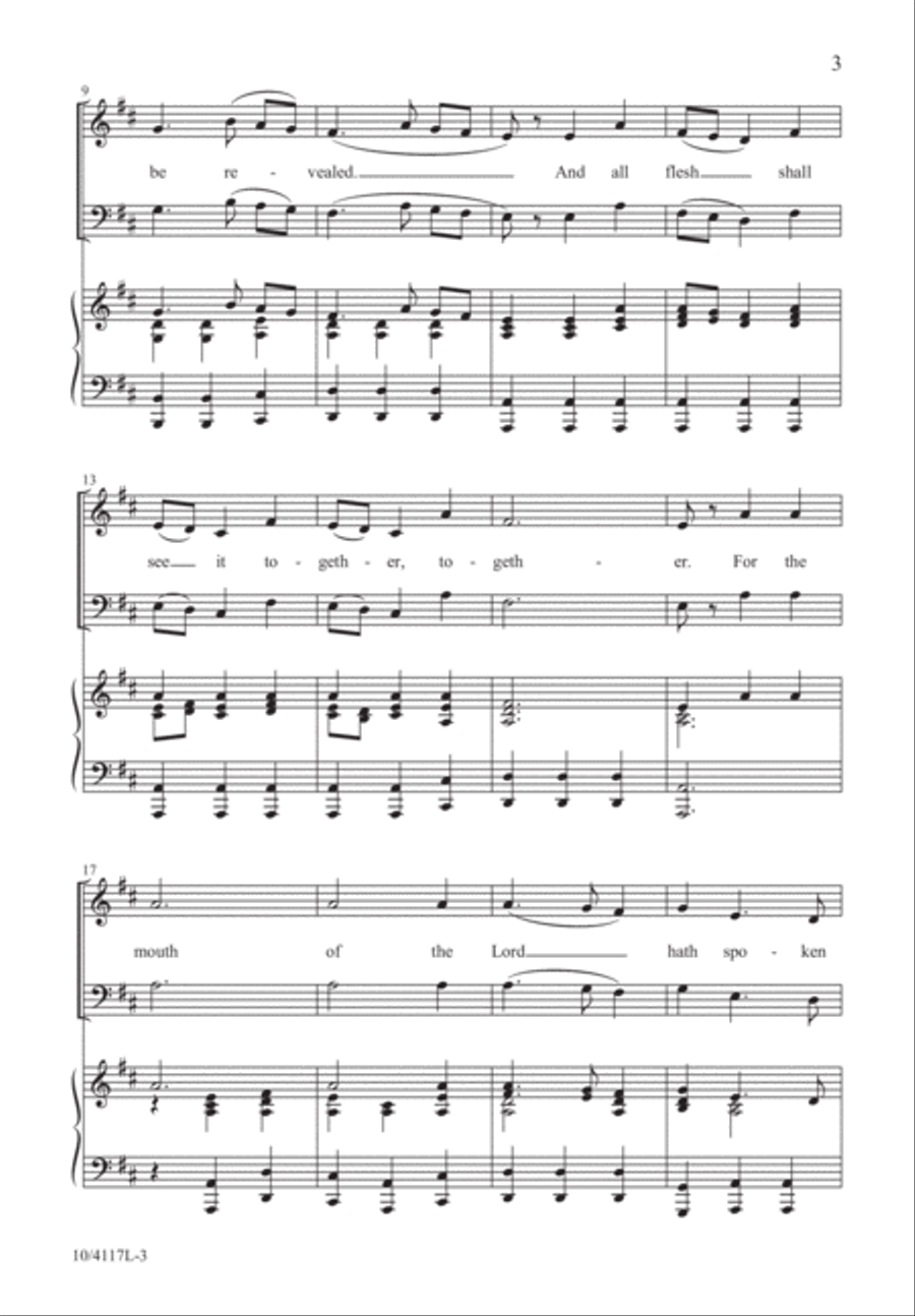 Messiah Christmas Suite Messiah Christmas Suite 3-Part scores gallery preview page 4