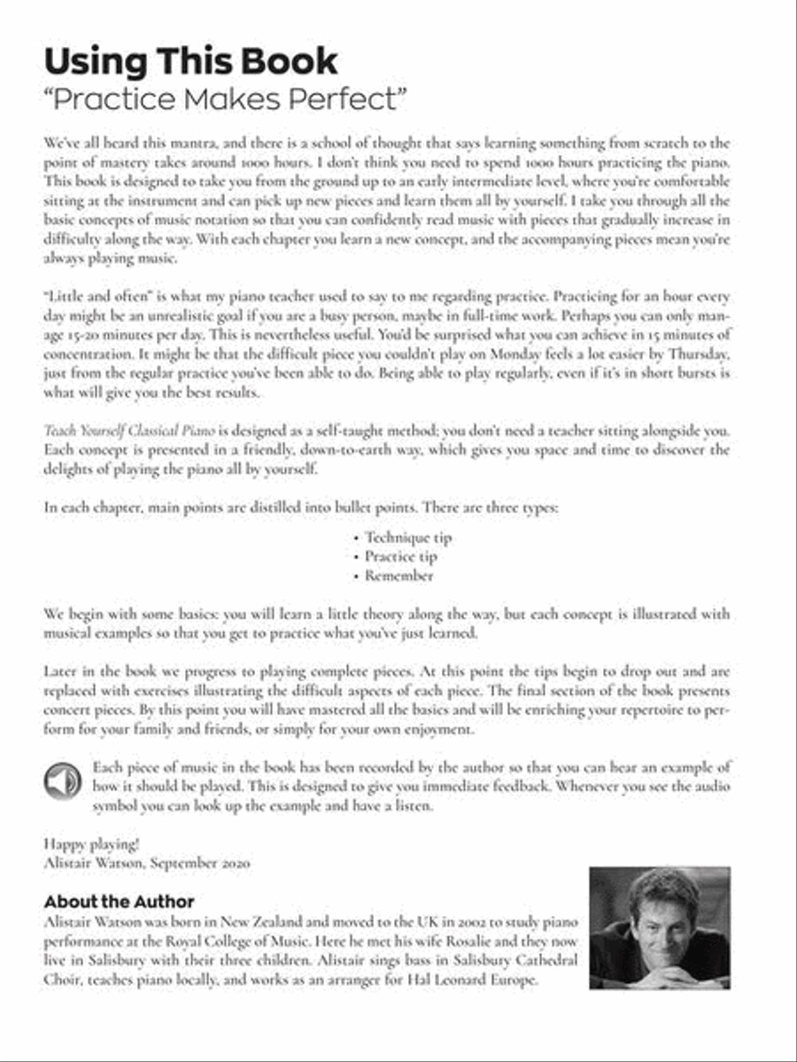 Teach Yourself Classical Piano Piano Method scores gallery preview page 3