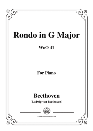 Beethoven-Rondo in G Major,WoO 41,for piano
