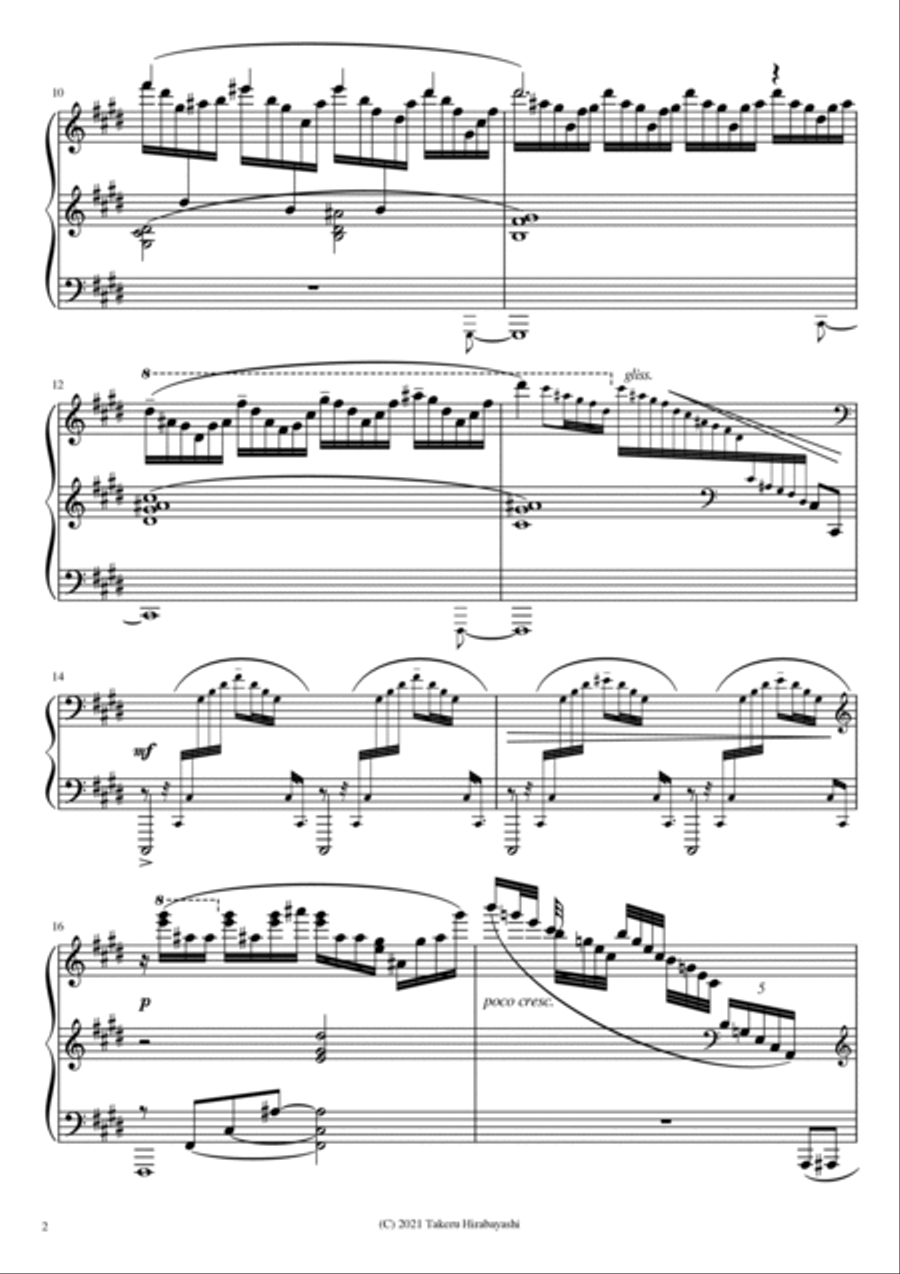 Kaleidoscope Piano Solo scores gallery preview page 2