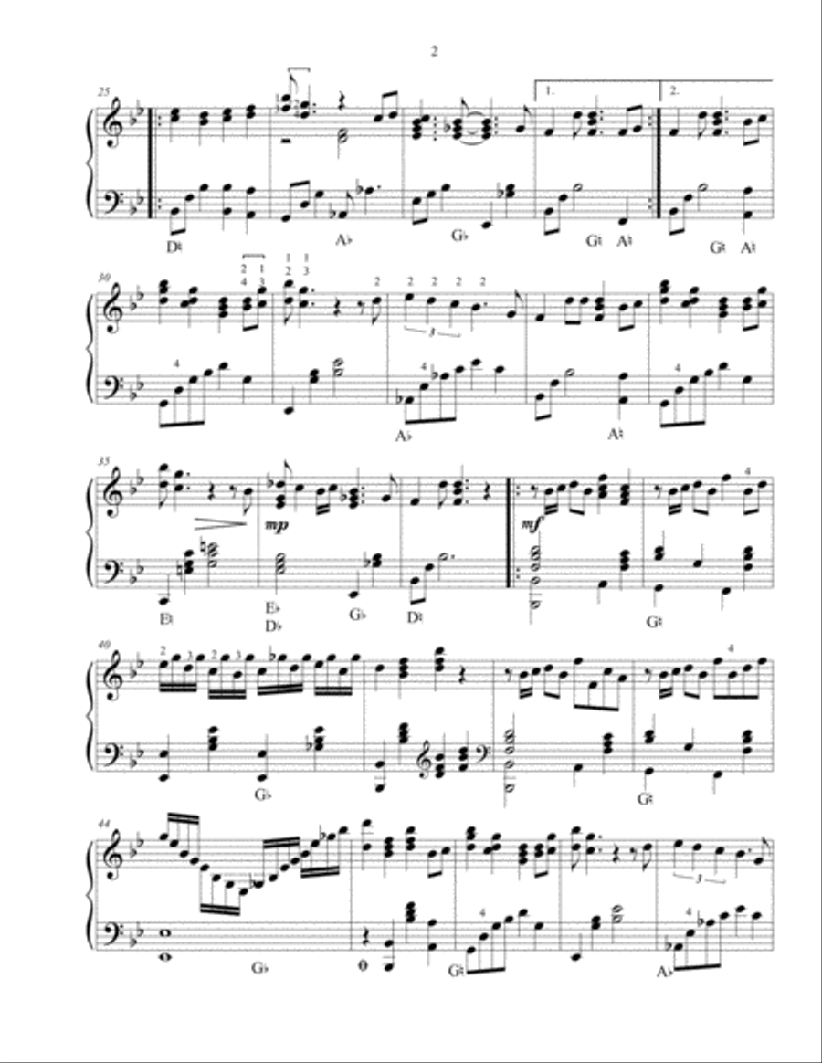 In My Life Harp scores gallery preview page 2