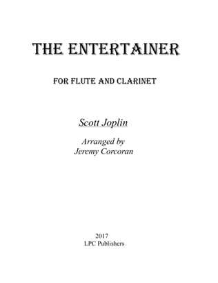 Book cover for The Entertainer for Flute and Clarinet
