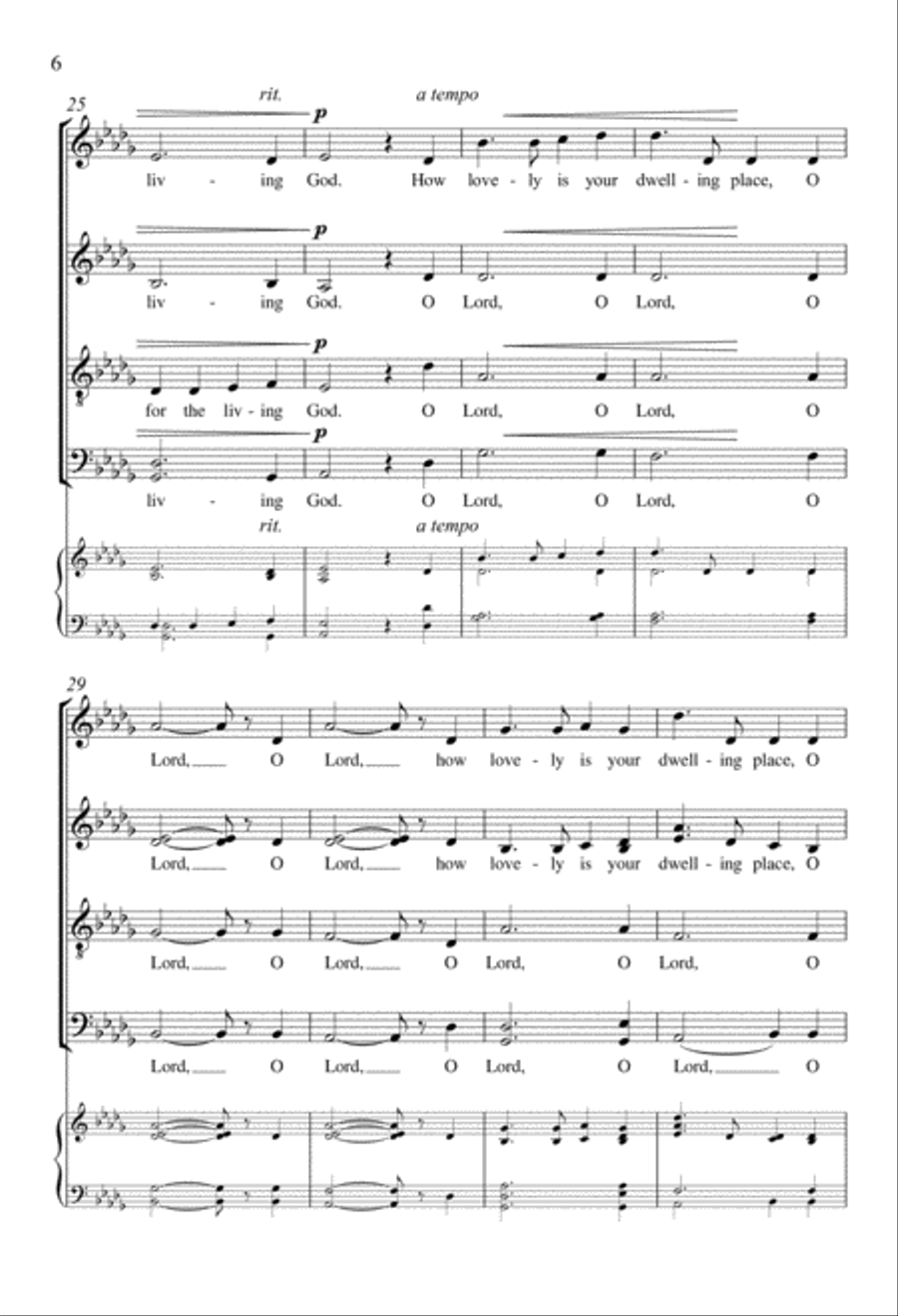 How Lovely Is Your Dwelling Place Divisi scores gallery preview page 5